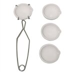 5 pièces creuset en céramique de fusion bol plat tasse ensemble or argent cuivre avec fouet pince poignée ... 5 pièces creuset en céramique de fusion bol plat tasse ensemble or argent cuivre avec fouet pince poignée ...