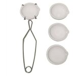 5 pices creuset en cramique de fusion bol plat tasse ensemble or argent cuivre avec fouet pince poigne ...