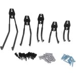 5 pièces / ensemble 40kg stockage de garage double crochets support de vélo mural robuste cintre pour ... 5 pièces / ensemble 40kg stockage de garage double crochets support de vélo mural robuste cintre pour ...