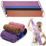 5 pi�ces eponge africaine exfoliante, gommage gant de toilette exfoliant double face avec poign�es brosse ...
