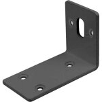 5 pi�ces d'�querres d'angle � trous de fente, 81x59x45mm, equerre de fixation, epaisseur 3mm, corni�res ...