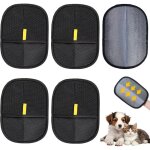 5 pi�ces gant poils animaux ? r�utilisables gant poil chat pour chiens et chats, antistatique gants anti ...