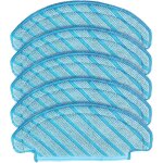 5 pi�ces lingettes de nettoyage chiffons de nettoyage de rechange chiffons de nettoyage lavables serpill�res ...