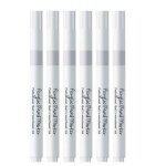 5 pi�ces marqueurs blancs permanent, stylo blanc imperm�able et s�chage rapide, marqueur blanc indelebile, ...