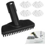 5 pices nettoyeur vapeur accessoire compatible karcher sc1 sc2 sc3 sc4 sc5 nettoyeur vapeur, brosses ...