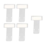 5 pices pince  ticket de stationnement autocollant support pour pare - brise organisateur de voiture ...