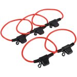 5 pices porte - fusible  lame en ligne de voiture tanche rsistant aux claboussures petite taille ...