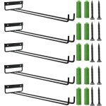 5 pices porte - verres  vin suspendu, support mural pour verres  pied en fer, support pour verres ...