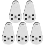 5 pi�ces poulie bloc en acier inoxydable m25 pour levage remorquage corde c�ble rouleau suspendu