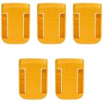 5 pièces support de batterie d'outils, tool support de batterie pour dewalt 18v, couvercle de la batterie ... 5 pièces support de batterie d'outils, tool support de batterie pour dewalt 18v, couvercle de la batterie ...
