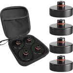 5 pi�ces tampon cric compatibles avec model 3 / s / x / y, 4 support de cric tesla avec 1 bo�te de rangement, ...