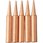 5 pointes de fer � souder en cuivre 900m - t sans plomb, diam�tre int�rieur 4 mm, ext�rieur 6, for basses ...