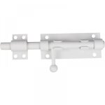 5 pouces verrou porte interieure loquet porte, blanc verrou porte exterieur targette de porte exterieur, ...