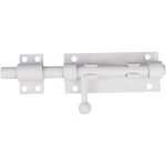 5 pouces verrou porte interieure loquet porte, blanc verrou porte exterieur targette de porte exterieur, ...