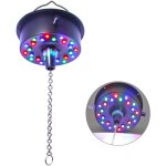5 rpm - 9 rpm r�glable miroir ball rotatif moteur avec 24 rgb led lumi�re pour 4 6 8 12  disco ball pour ...