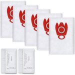 5 sacs aspirateur pour miele fjm compact c2 c1 complete c1 s2 s3 s4 s5 s6 s7 sacs d'aspirateur 3d, 5 ...