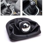 5 vitesses pommeau de levier de vitesse avec soufflet compatible pour peugeot 207 307 308 cc