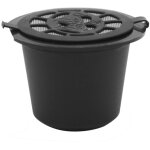 5 x capsules de caf rutilisables noires