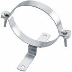 50 colliers m�talliques lourds de descente de goutti�re patte � vis zingu� d. 125 - 130 mm - abdp125 ...