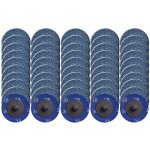 [jamais utilis�] lot de 50 disques abrasifs � changement rapide, 5, 1 cm, disque de verrouillage en rouleau ...