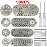 50 disques coupe diamant�s meulage lame scie circulaire acier rapide bois double maille r�sine accessoires ...