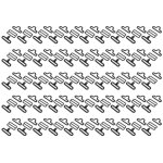 50 ensembles de pinces � cravate en m�tal r�glables pour n?ud papillon, attache - cravate et lani�re