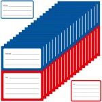50 �tiquettes autocollantes universelles pour adresse postale, �criture manuscrite, pour bo�tes, enveloppes ...