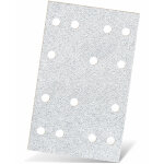 White feuilles abrasives auto - agrippantes, 133 x 80 mm, 14 trous, p. ponceuses vibrantes, corindon ...