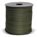 50 m vert militaire corde de tente en polyester � 9 brins, corde pour b�che de camping, corde r�sistante ...