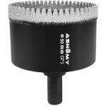 50 mm scie cloche diamant�e dentel�e, bras� foret tr�pan diamant pour carrelage, couronne de forage diamant ...