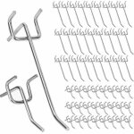 50 pcs crochets pour panneau perforé crochets pour panneau perforé porte panneau mural crochets muraux ... 50 pcs crochets pour panneau perforé crochets pour panneau perforé porte panneau mural crochets muraux ...