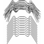 50 pi�ces 1. 27530mm clips pour serre, acier inoxydable type w, clip de serre vitrage, clip w type pour ...