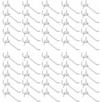 50 pi�ces crochets pour panneau perfor�, crochets pour �tag�res murales pour affichage panneau perfor� ...