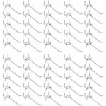 50 pi�ces crochets pour panneau perfor�, crochets pour �tag�res murales pour affichage panneau perfor� ...