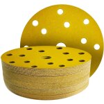 50 pices disques abrasifs de 150 mm, grain 240 - disque a poncer 150mm 15 trous pour ponceuse excentrique ...