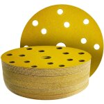 50 pices disques abrasifs de 150 mm, grain 150 - disque a poncer 150mm 15 trous pour ponceuse excentrique ...