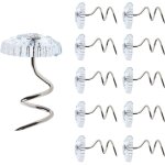 [jamais utilis�] 50 pi�ces �pingles torsad�es, fixateur de clip de coussin de canap� de couette de drap, ...