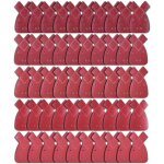 50 pi�ces feuilles abrasives feuille de pon�age 10 x grains 40 / 60 / 80 / 120 / 240 papier abrasif triangles ...