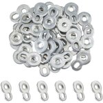 50 pi�ce de fixation figure 8 en acier pour connecteur de dessus de table clips de bureau robustes pour ...