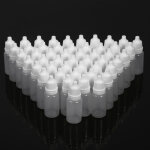 50 pi�ces flacons compte - gouttes vides 10ml en plastique souple pour liquides oculaires