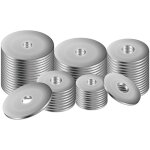 50 pi�ces m8 rondelles metal, m8 x 30mm rondelle inox, rondelles plates acier inoxydable 304, penny rondelles, ...