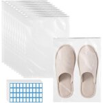 50 pi�ces pochette �tanche transparent sac de rangement voyage, 40cm�30cm sac de rangement vetement plastique ...