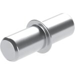 50 pi�ces de supports de tablette zingu� brillant pour trou de per�age 5 mm taquets d'�tag�re � ins�rer ...