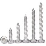 50 pi�ces vis a bois tete ronde inox m3x25mm vis autotaraudeuses placo en acier inoxydable 304 filetage ...