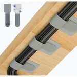 50 sangles velcro auto adhsives rangement fils & cbles bureau, pc, tv (taille s)