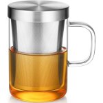 500 ml (pleine capacit�) tasse � th� en verre borosilicate tasse � th� avec infuseur en acier inoxydable ...