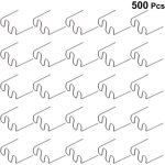 500 pcs 0. 8 mm baguettes de soudage agrafe chaude r�paration machine en plastique soudage agrafeuse ...
