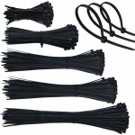 500 pi�ces collier de serrage plastique, serre cable plastique 4mm zip ties 100 / 150 / 200 / 250 / 300mm, ...