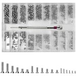 500 pi�ces kit de vis de r�paration minuscule micro, 18 tailles micro visserie avec un tournevis, r�paration ...