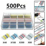 500pcs cosses electriques souder gaine thermor�tractable, thermor�tractables souder bout � bout seal ...